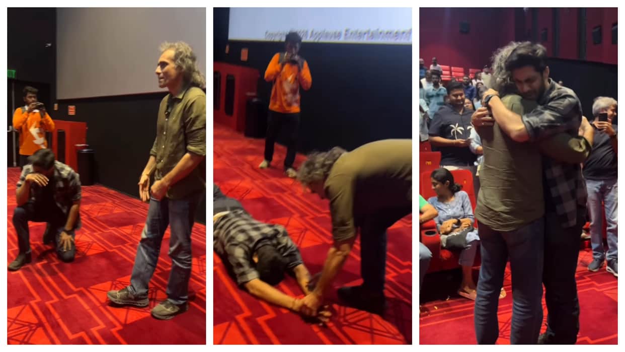 Watch Imtiaz Ali film Main Wapas Aaunga Fans moved to tears performed full prostration in cinema hall