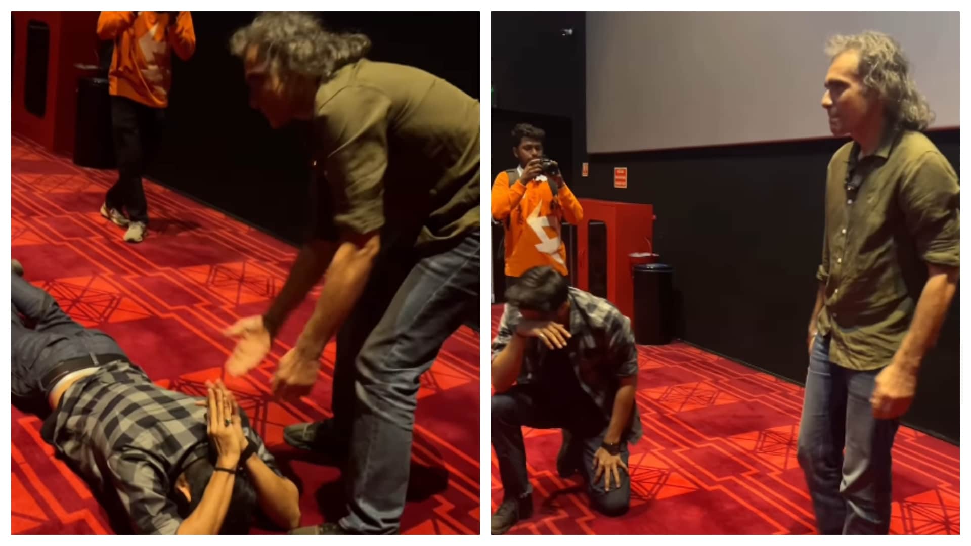 Watch Imtiaz Ali film Main Wapas Aaunga Fans moved to tears performed full prostration in cinema hall
