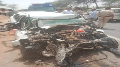 Six members of same family from Matana village in Fatehabad district died in a road accident