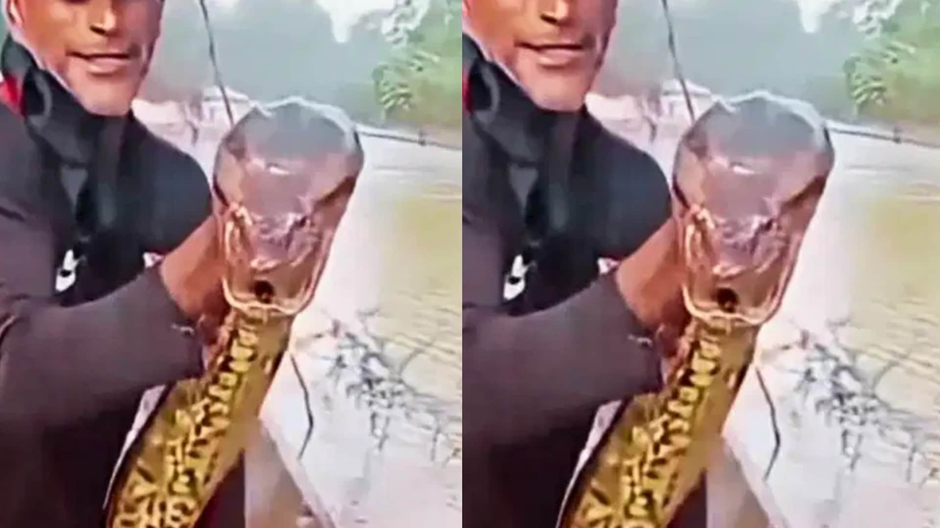 मछली पकड़ रहे मछुआरे के जाल में फंस गया विशालकाय एनाकोंडा, फिर जो हुआ जानकर नहीं होगा यकीन