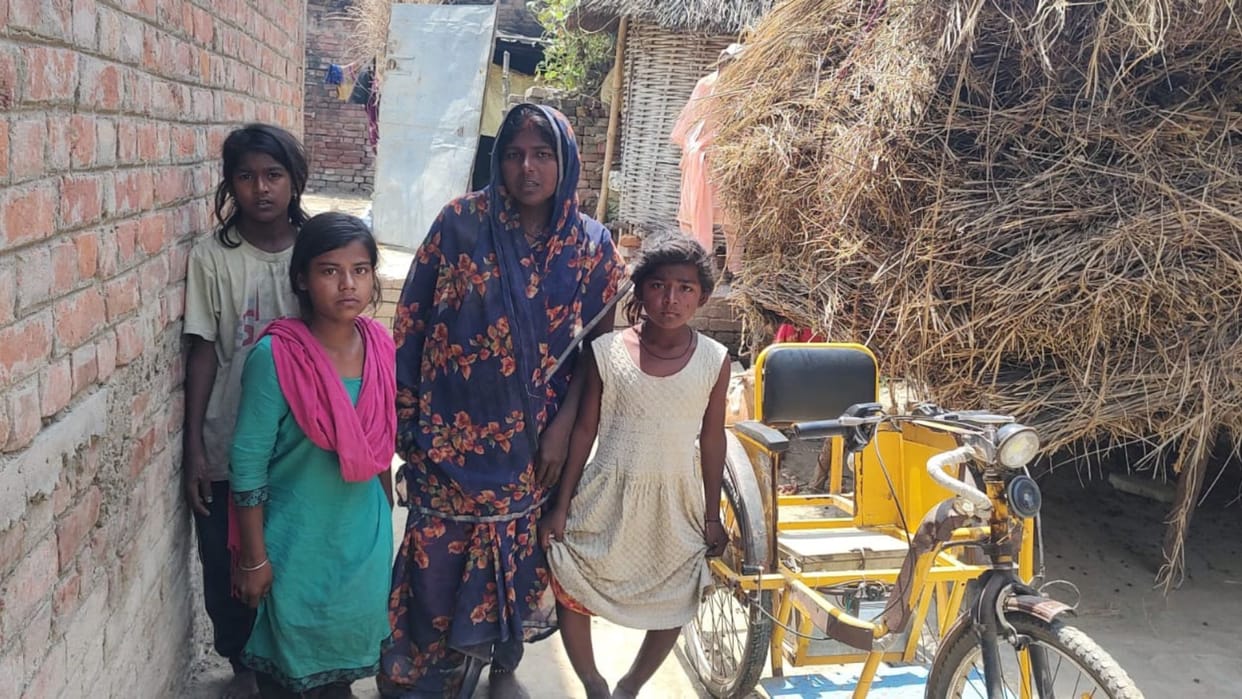 Truck runs over Person with Disability returning home on a tricycle died