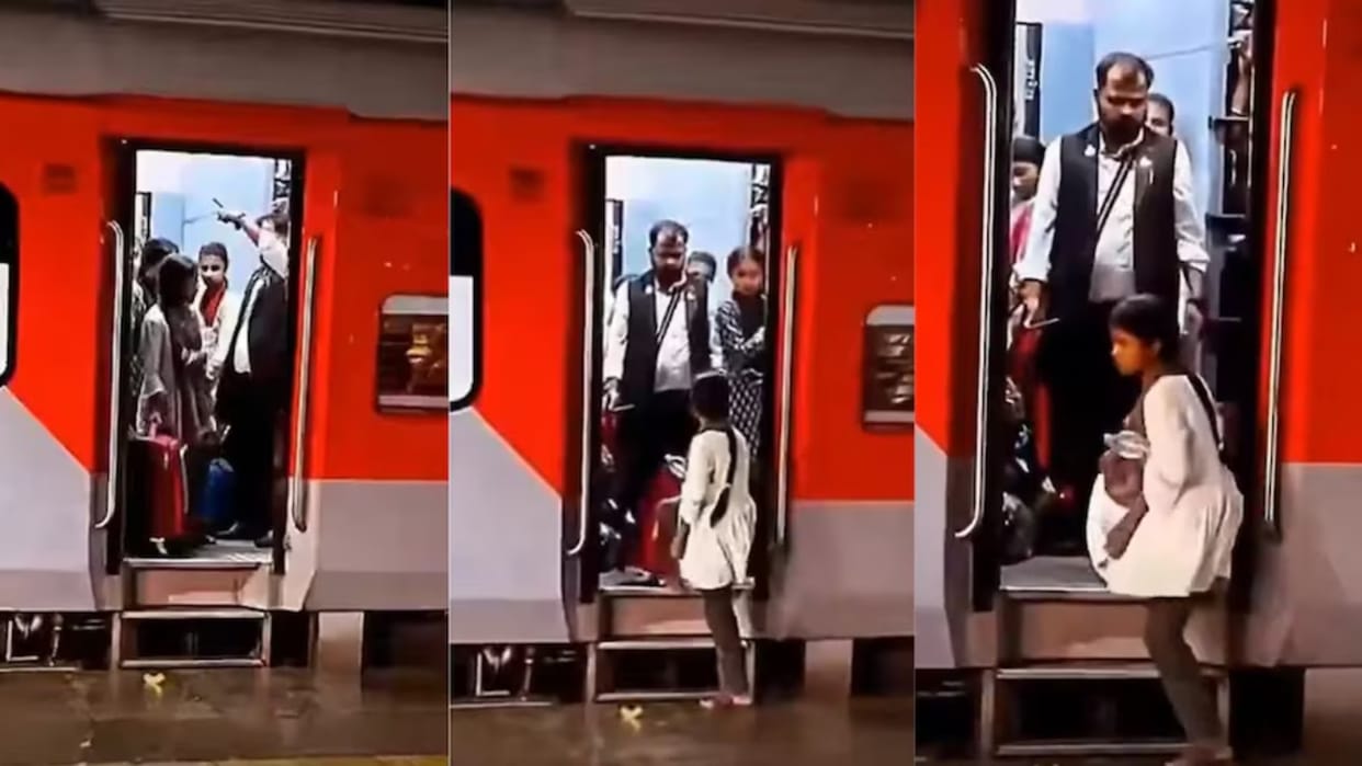 Indian Railways tte deboarded Girl passenger from train video viral