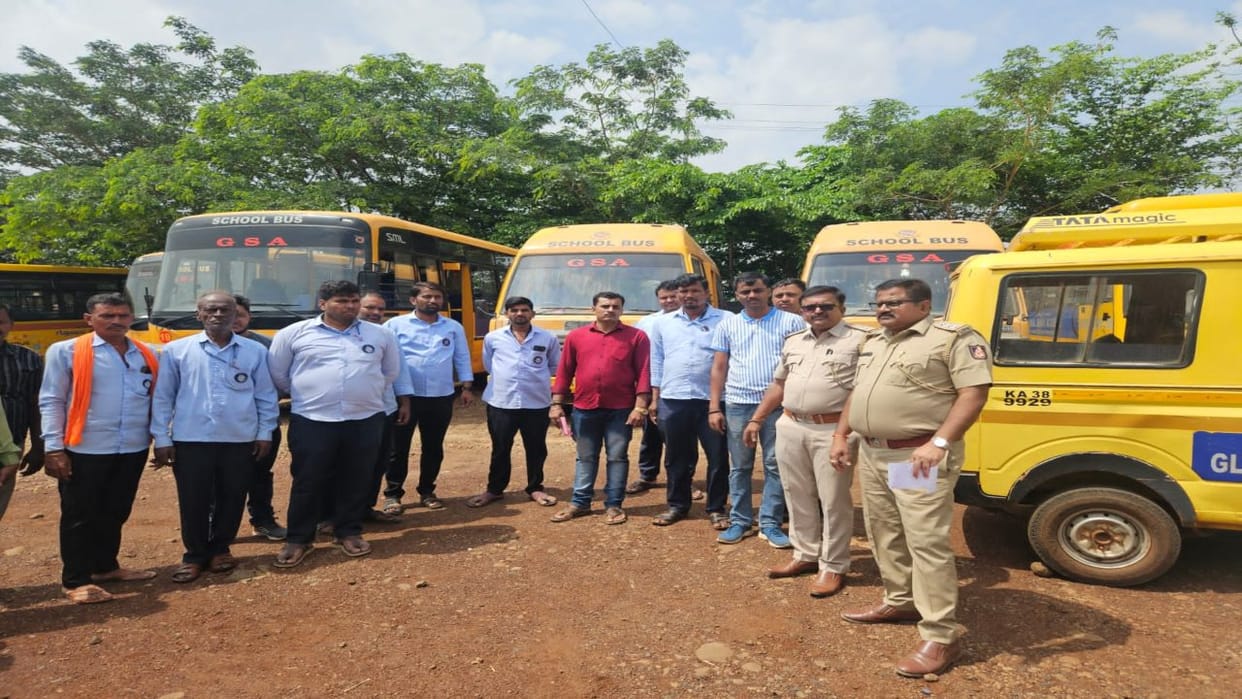 Major action by Karnataka government 20 school vehicles impounded for children's safety fines exceeding