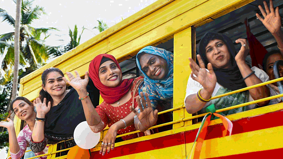 kerala free bus travel scheme for women and transgender launched by Chief Minister vd satheesan