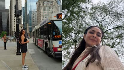 Mrunal Thakur shares photos from chicago amid hai jawani toh ishq hona hai buzz