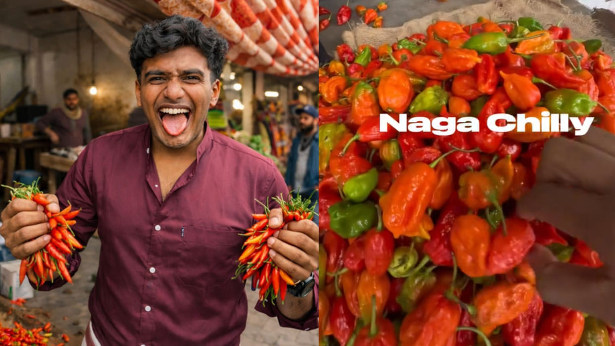 Boy loses consciousness and feel surprised after eating world hottest naga chilli video goes viral