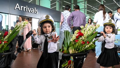 Jewar villagers who gave land for Noida International Airport board first flight from same soil
