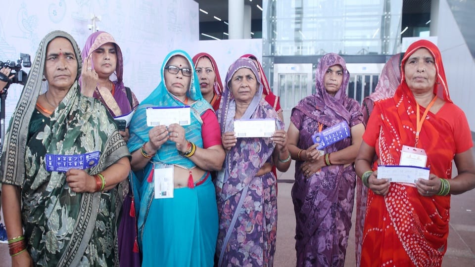 Jewar villagers who gave land for Noida International Airport board first flight from same soil