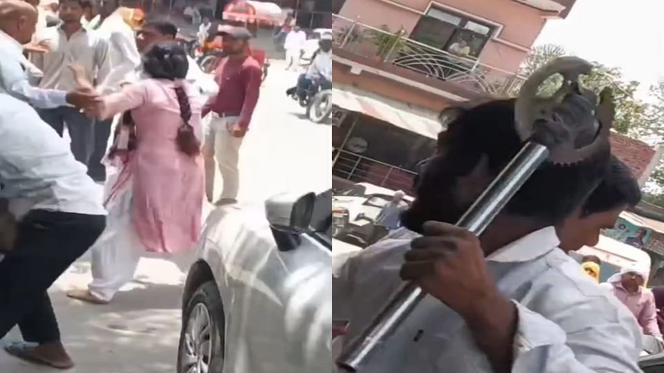Clash between wife and husband sides at civil court complex in Mainpuri