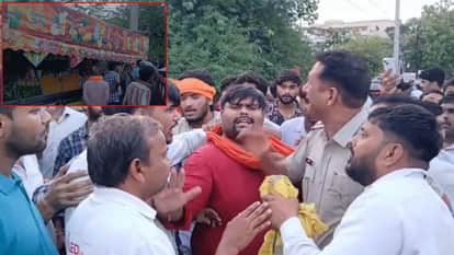 Bharatpur News: Uproar at juice shop over alleged meat pieces, assault and vandalism reported