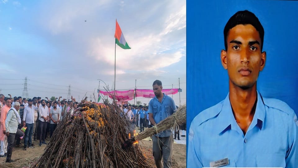 Martyr Jitendra Sharma cremated with military honours