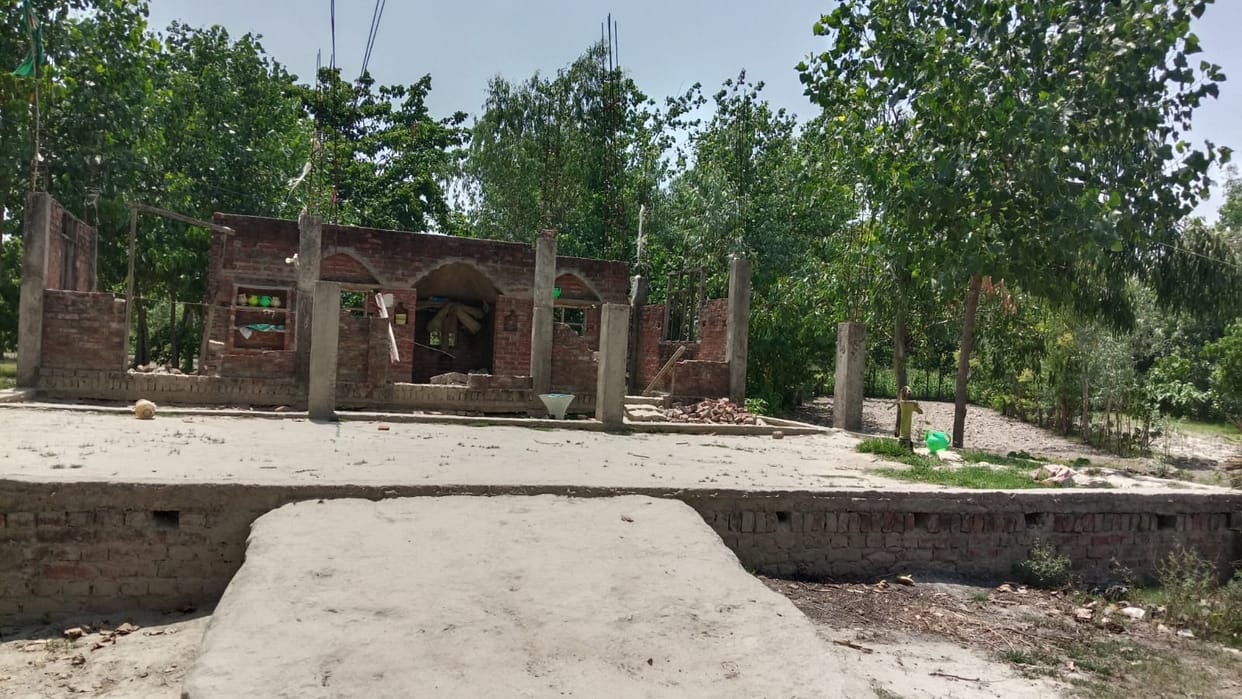 UP: Partially constructed mosque on government land in Sitapur removed
