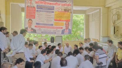 Today is the fifth day of the lawyers' strike in Noida