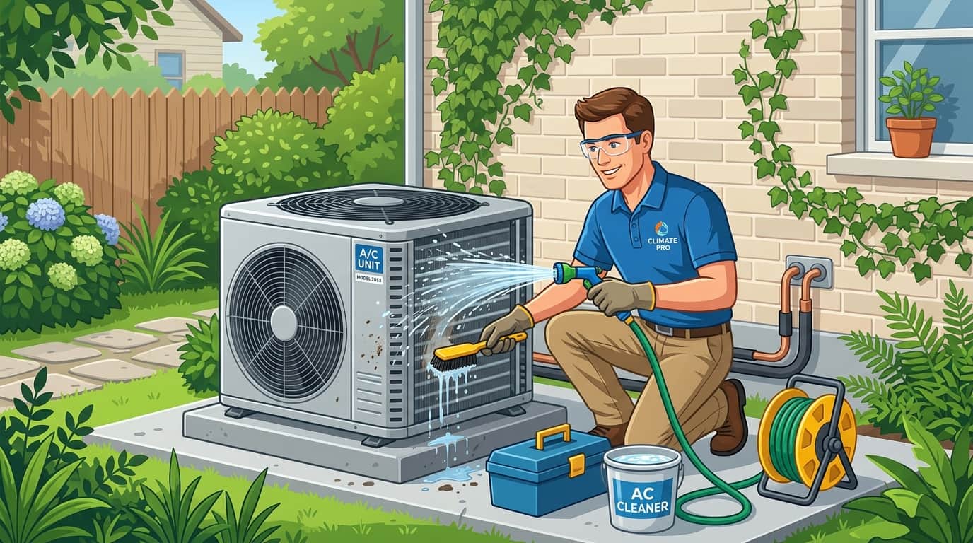 What points should be kept in mind before washing the outdoor unit ko dhote time kin baton ka dhyan rkhe