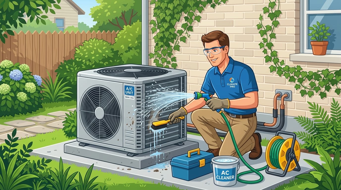 What points should be kept in mind before washing the outdoor unit ko dhote time kin baton ka dhyan rkhe