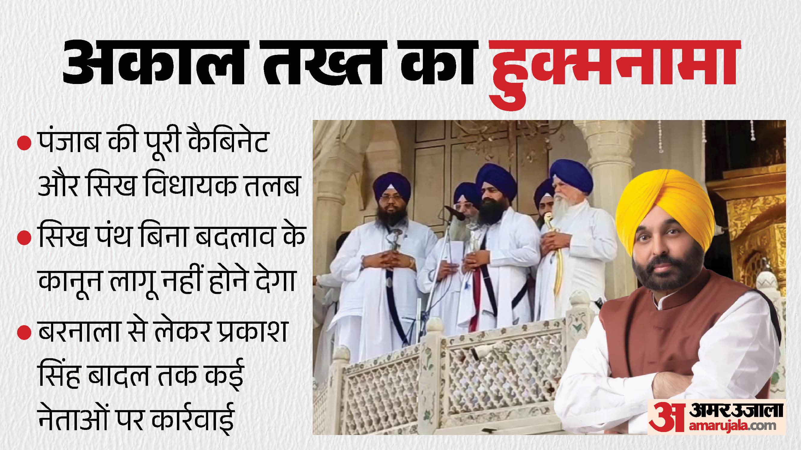 Akal Takht Issues