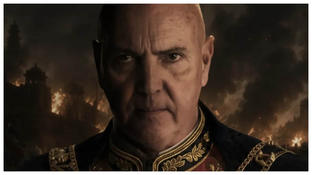 hollywood actor arnold vosloo play SIR THEODORE HECTOR in rashmika mandanna vijay devarakonda movie Ranabaali