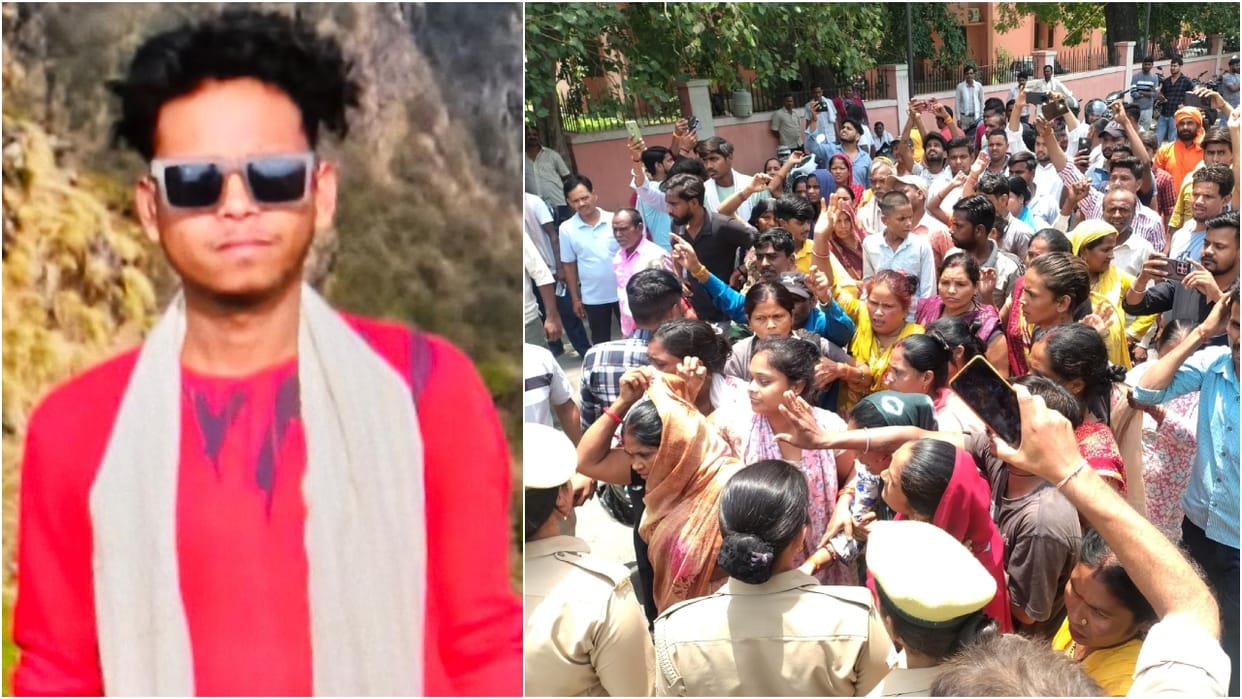 Arjun Murder Case Uproar outside the post-mortem house in Bareilly family demands an encounter