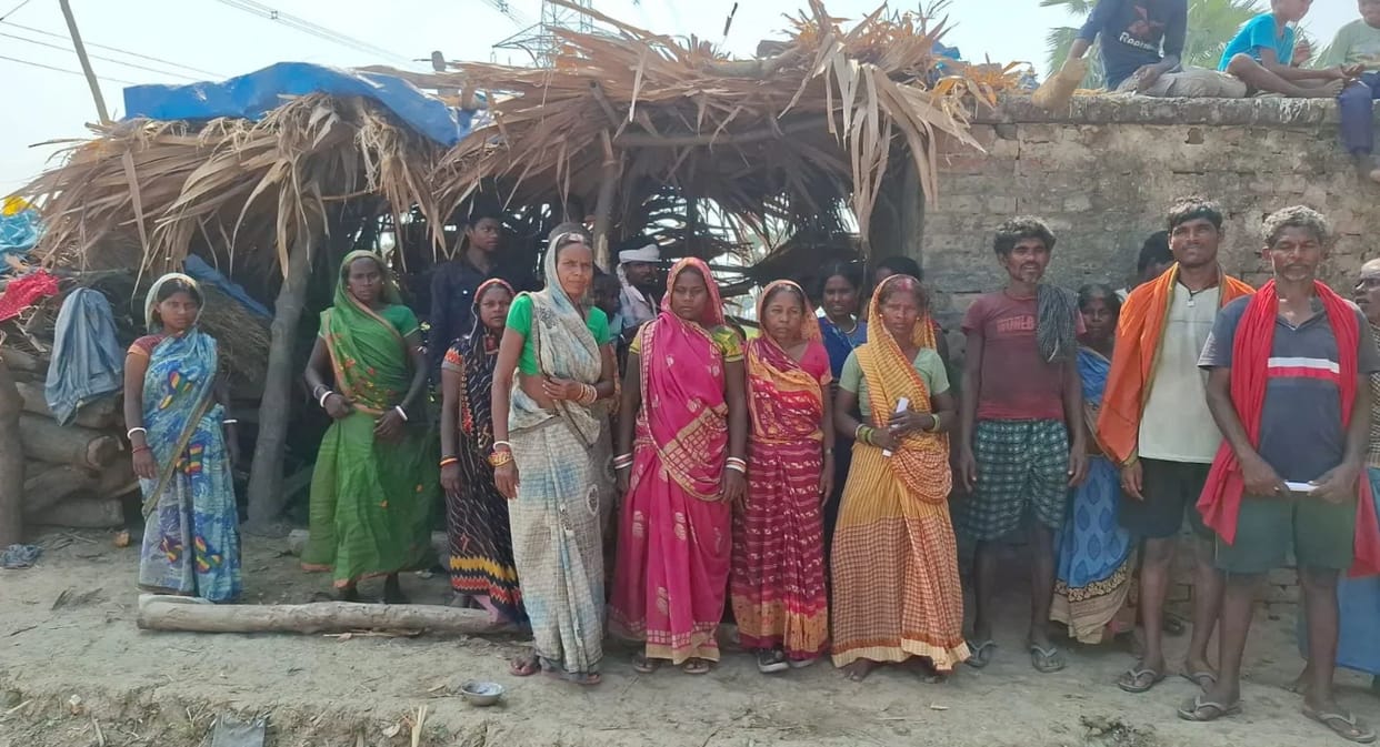40 Year Old Settlement Attacked Goons Destroy Huts Assault Dalit Families