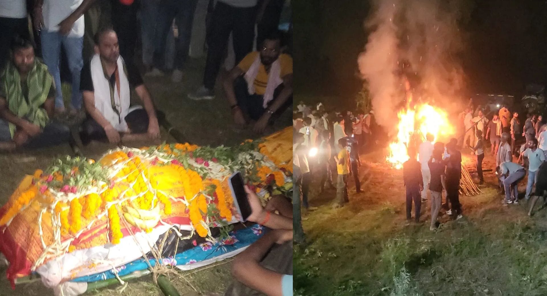 भाई के अंतिम संस्कार में पहुंचे रोशन आनंद