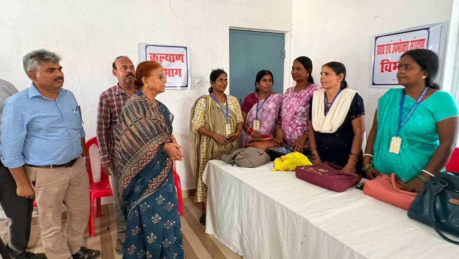पटना नगर निगम की मेयर सीता साहू पहुंचीं सहयोग शिविर में।