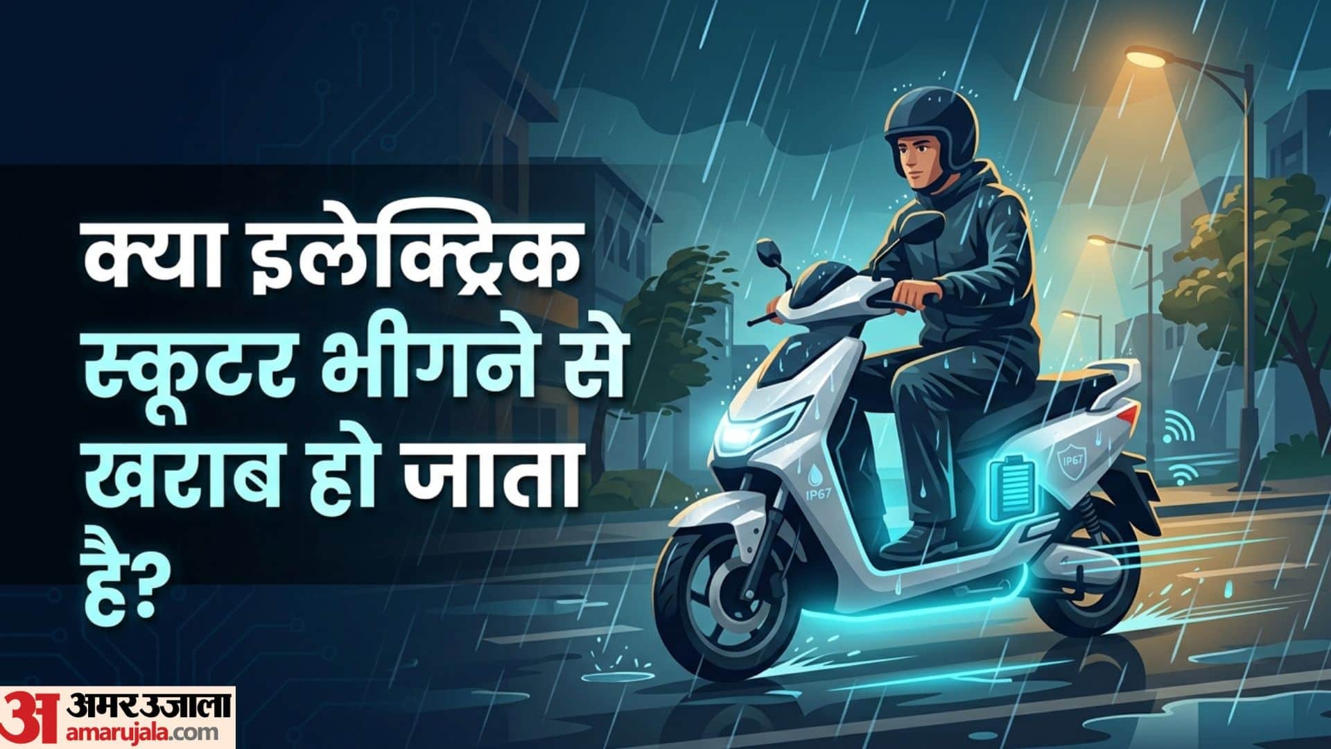 Riding EV in Monsoon Can Rainy Weather Damage Your Electric Scooter? Facts Explained