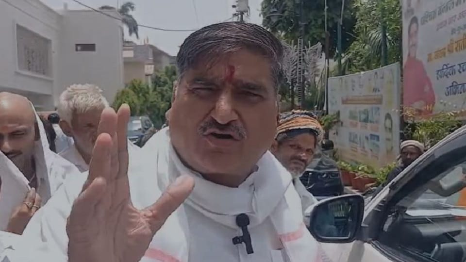Aligarh MP Satish Gautam statement on Muharram