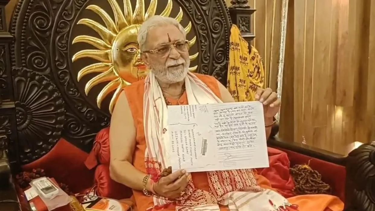 Ujjain: Mahamandaleshwar receives fresh threat letter, warned of beheading; seeks security from administration