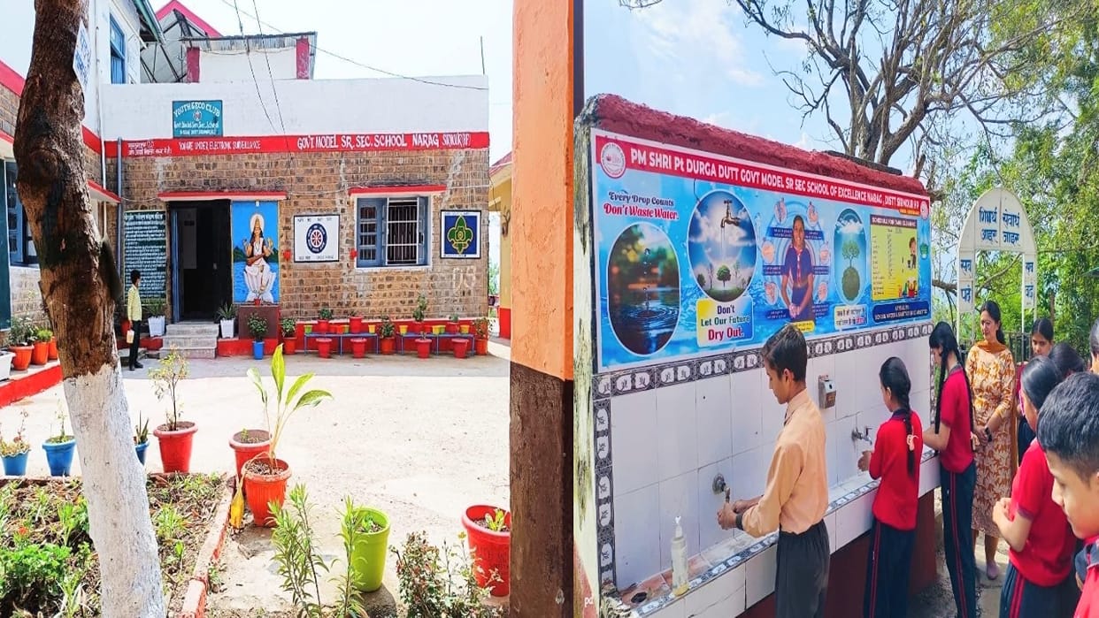 Himachal: Narag School secures third place nationally in the senior category for clean and green schools.
