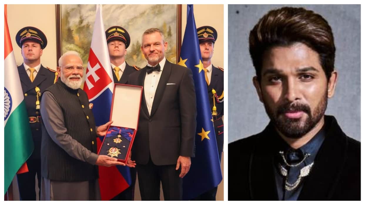 PM Modi uses Allu Arjun film AA23 song in Slovakia post see fans reactions