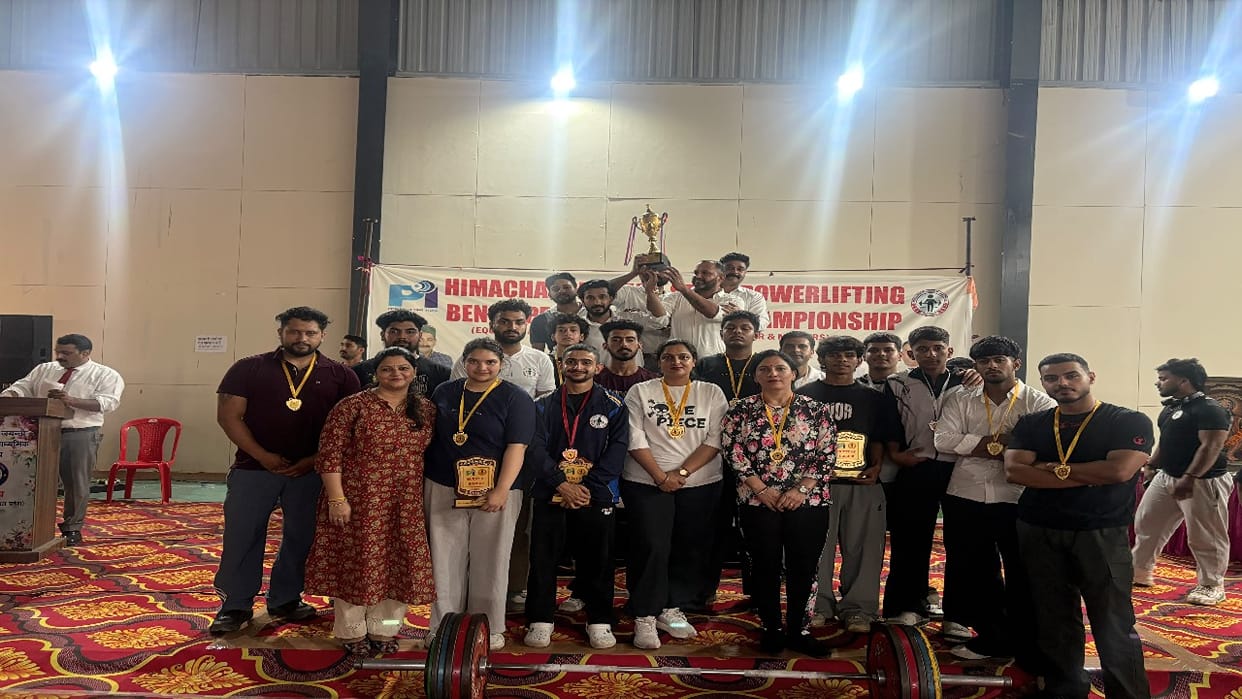 Players from Ghumarwin won 25 medals at the state-level powerlifting competition.