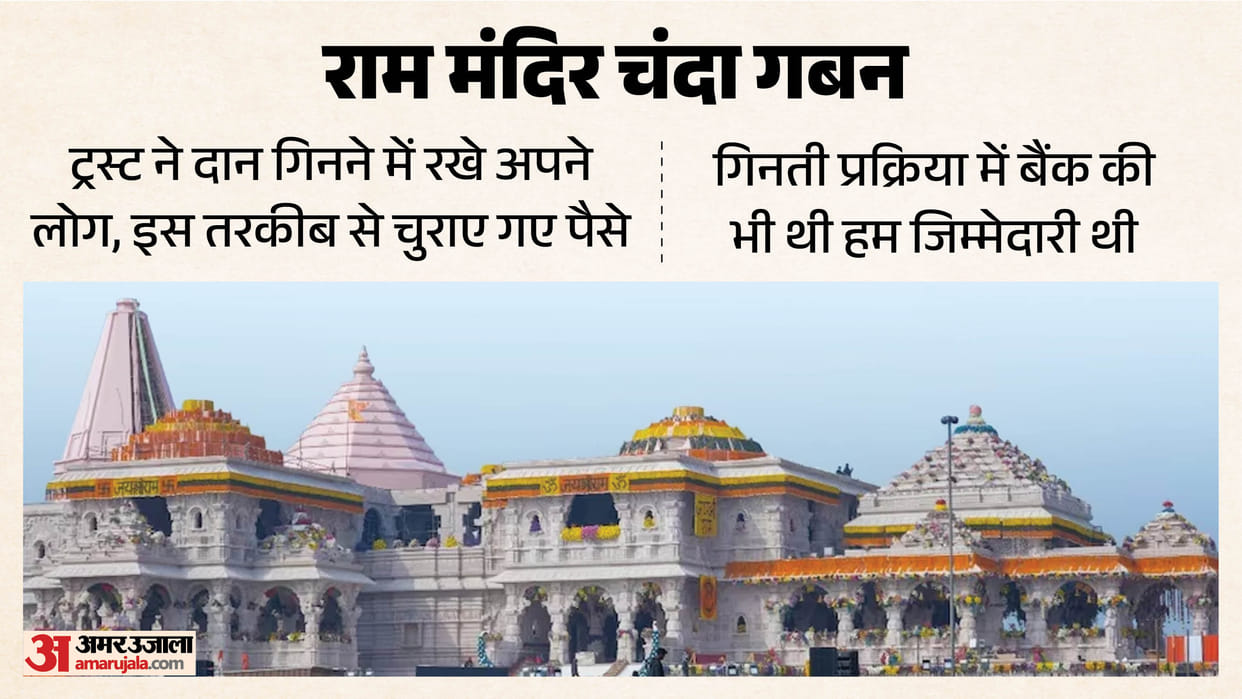 Ram Temple donation theft: The trust hired its own people to count the money, and employees were not searched