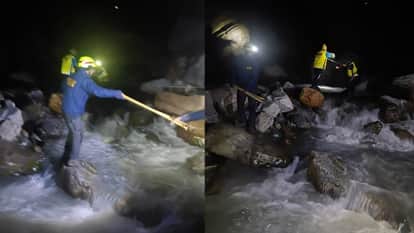 Four pilgrims lost way on Kedarnath trek route while trying to take a shortcut SDRF rescued safely