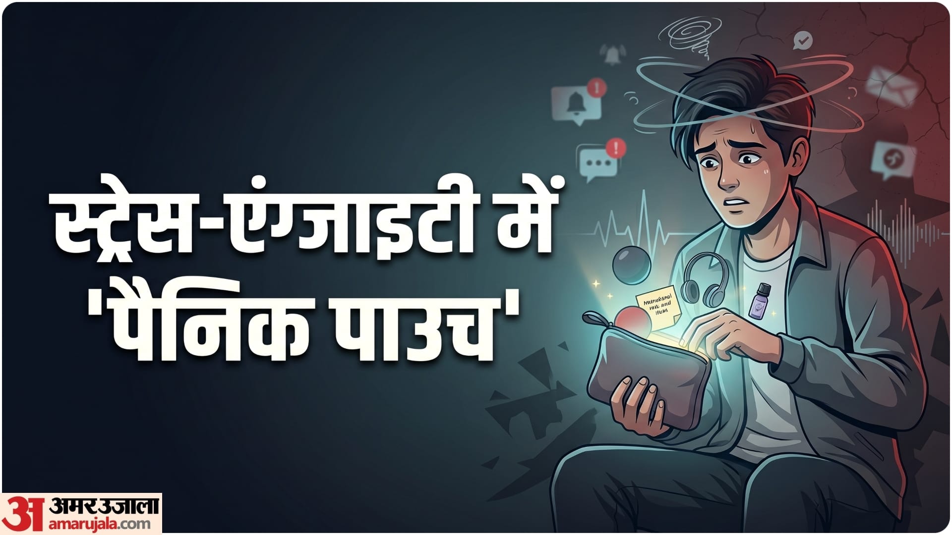 panic pouches to relieve stress what to do in anxiety mental health tips in hindi