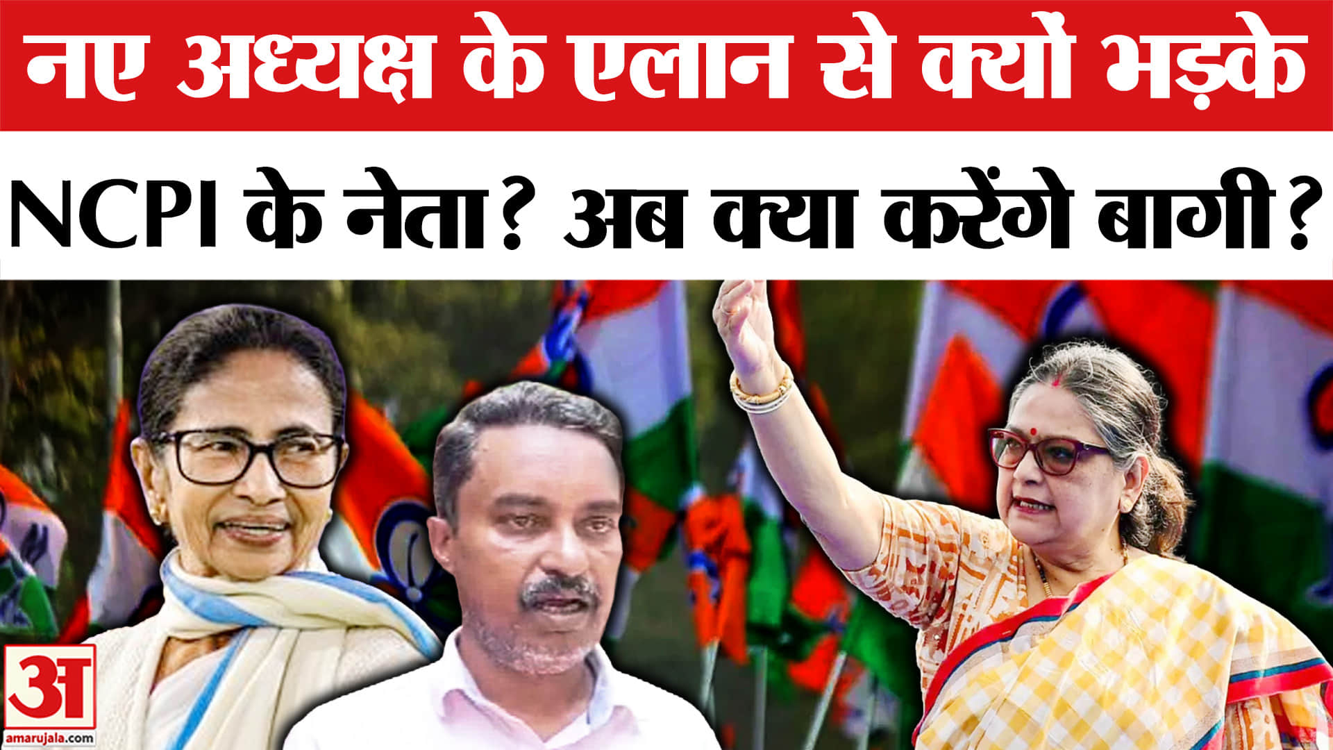 TMC Split: TMC के बागियों की पार्टी NCPI का कौन बना अध्यक्ष? TMC Rebels Merger | Mamata