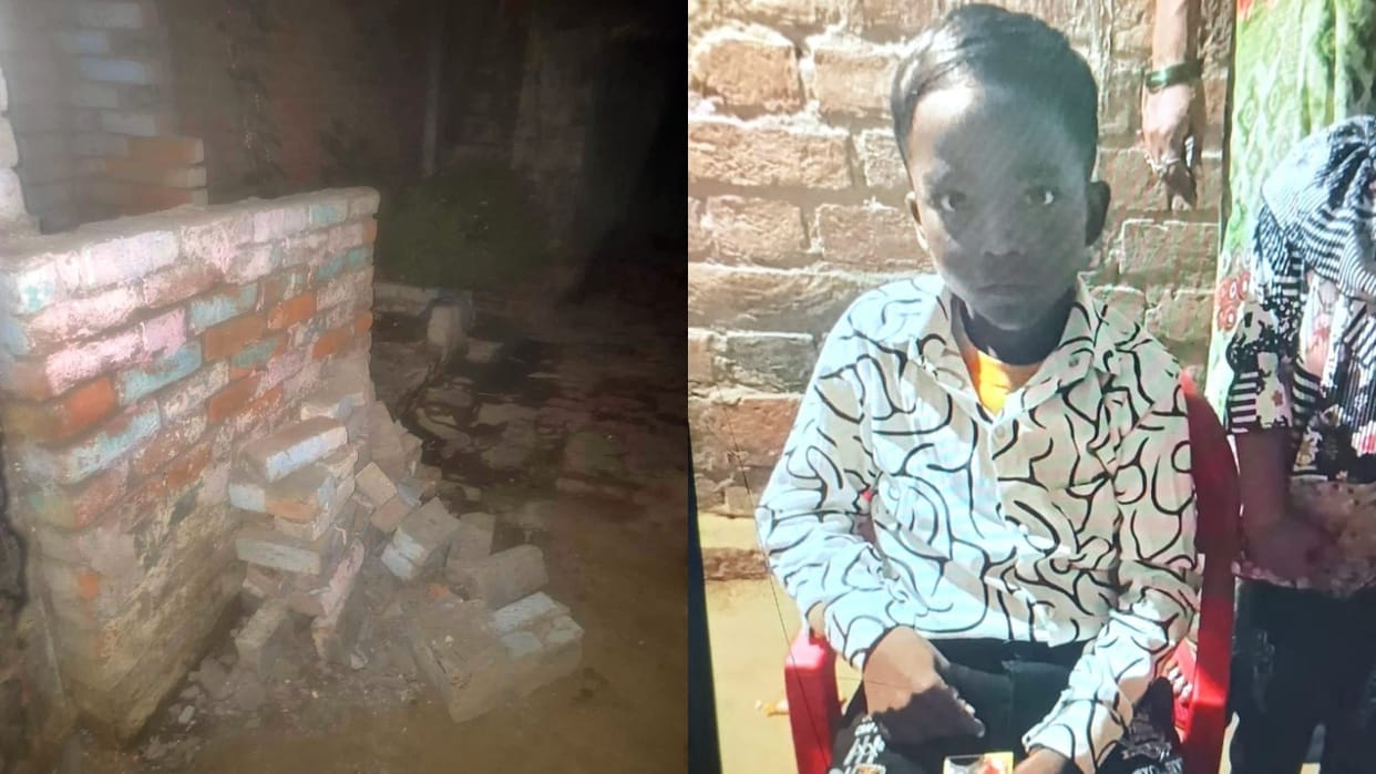 ten years old boy dies after dilapidated house wall collapses in Bareilly