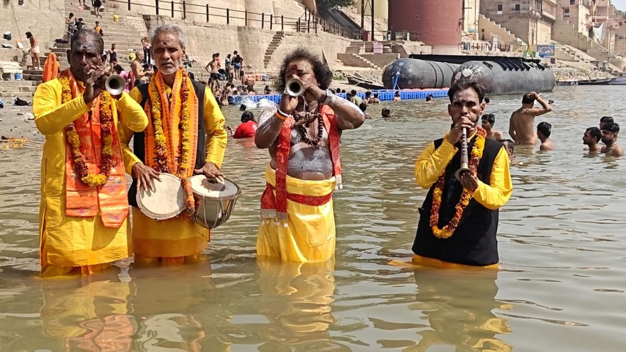 Raag Megh played on shehnai an appeal made to Lord Indra to bring down rain