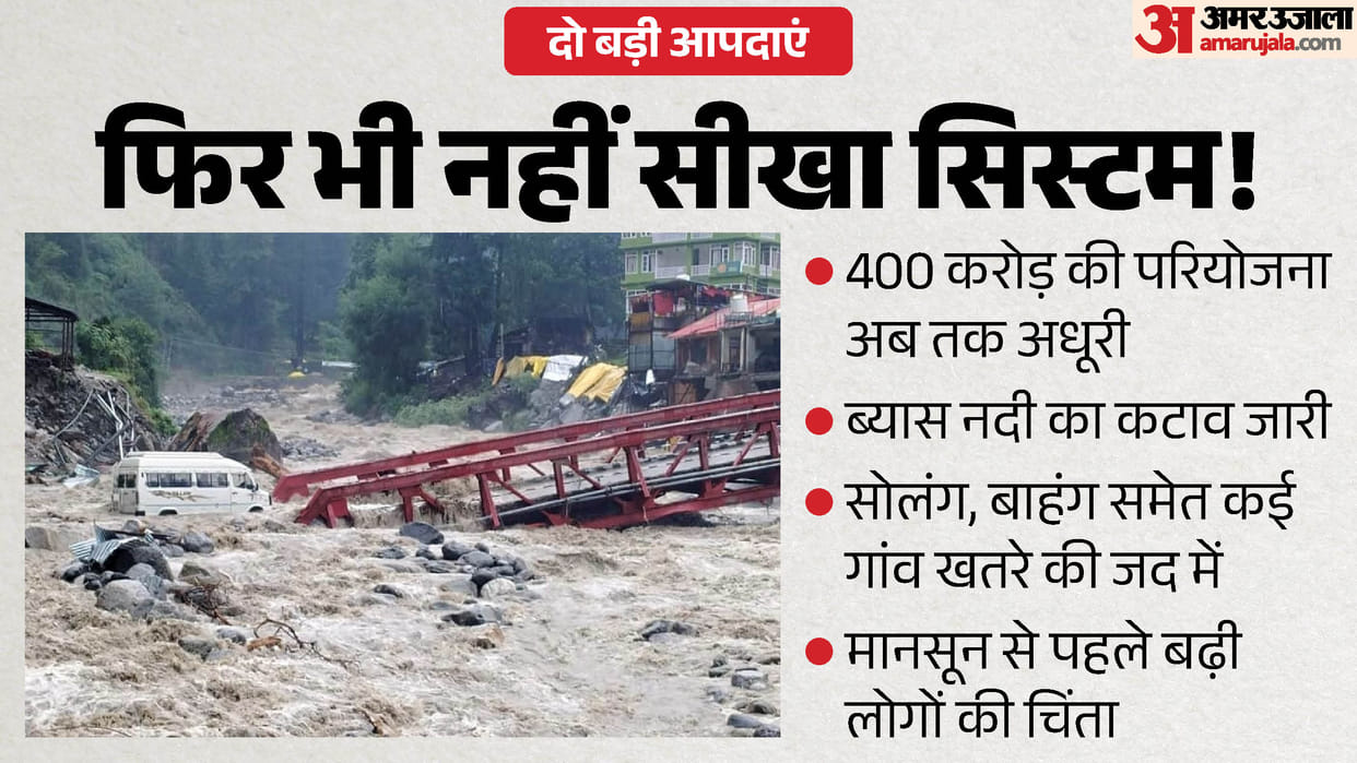 kullu manali disaster highway villages still at risk 400 crore project pending
