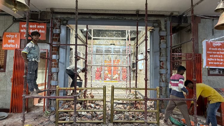 Khajrana Ganesh Temple:इंदौर के प्रसिद्ध खजराना गणेश के गर्भगृह का गेट चौड़ा, कांच की दीवार भी बनाई