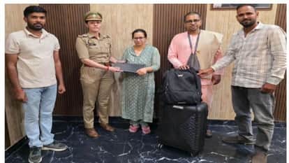 Police recovered pilgrim lost bag within 24 hours in Mathura