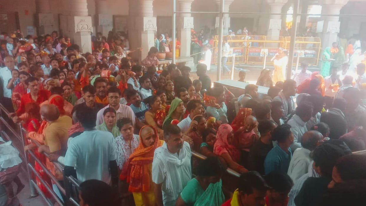 Worship and prayers at Maa Vindhyavasini Devi Temple in mirzapur