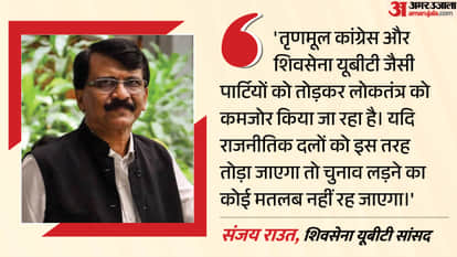 Maharashtra shiv sena ubt crisis sanjay raut warns claim 15 crore horse trading