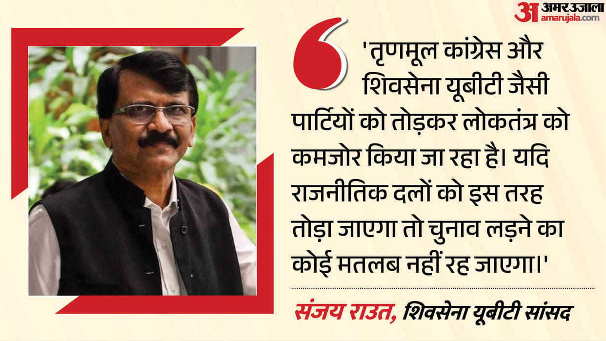Maharashtra shiv sena ubt crisis sanjay raut warns claim 15 crore horse trading