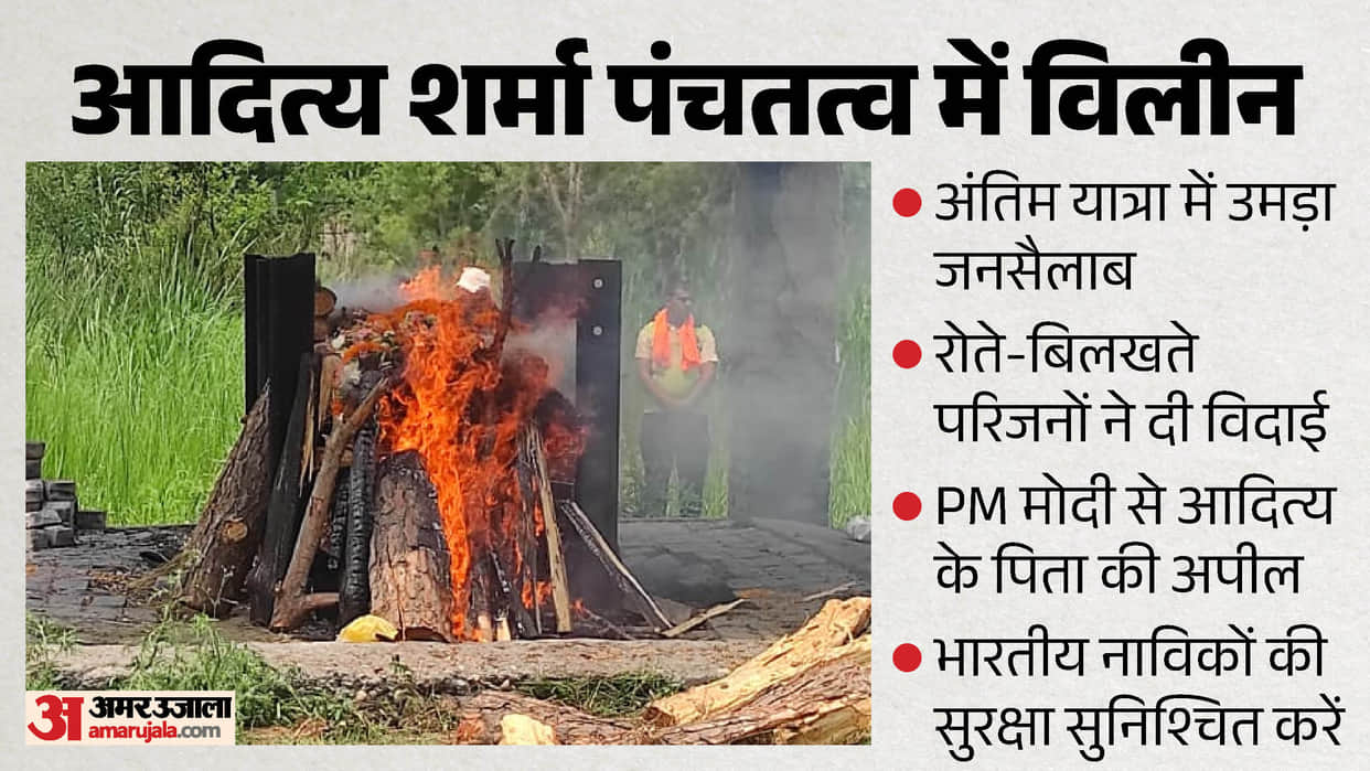 aditya sharma final rites native village hamirpur himachal pradesh