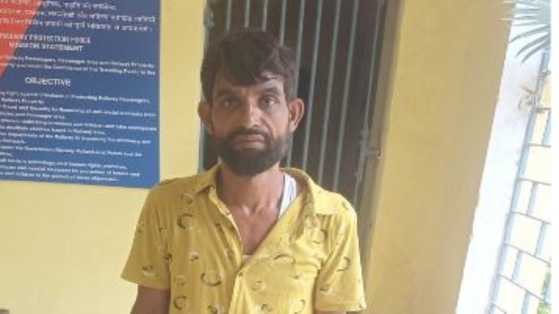 पुलिस हिरासत में आरोपी