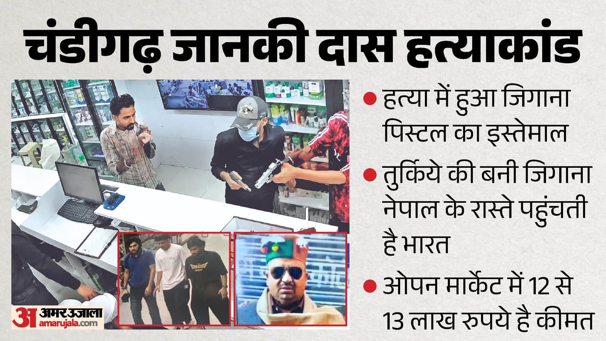 Chandigarh Cashier Murder Zigana pistol sidhu Moosewala Atiq Ahmed