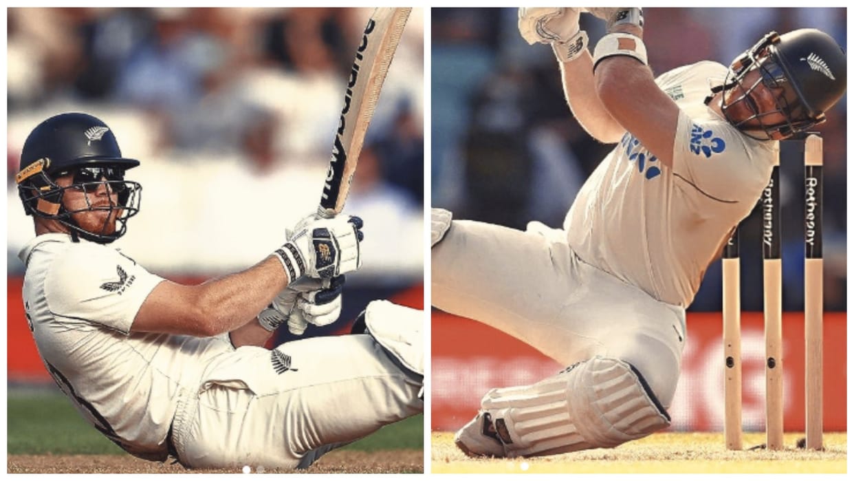 ENG vs NZ: Glenn Phillips wore goggles while facing Jofra Archer in the second Test at The Oval