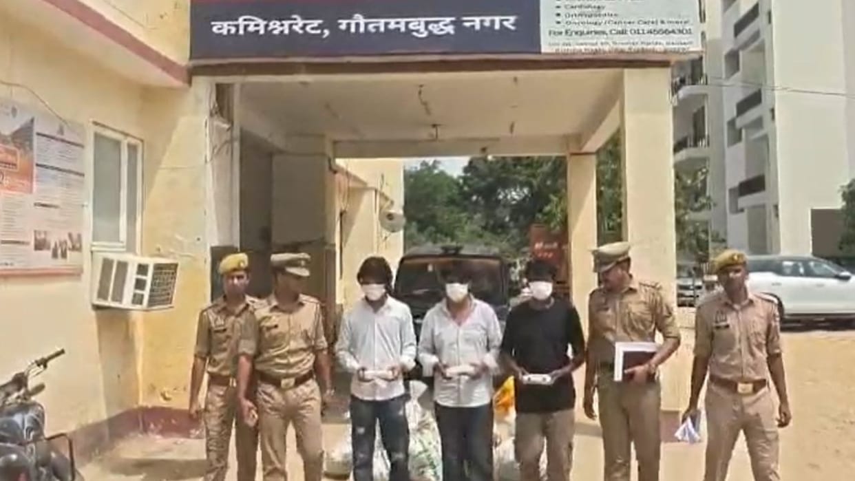 Three accused arrested for committing theft at two companies in Greater Noida