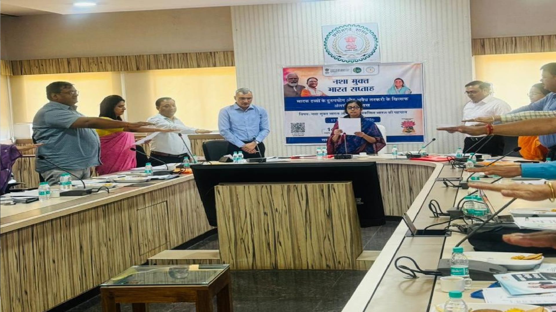 प्रमुख सचिव शहला निगार ने दिलाई नशामुक्ति की शपथ