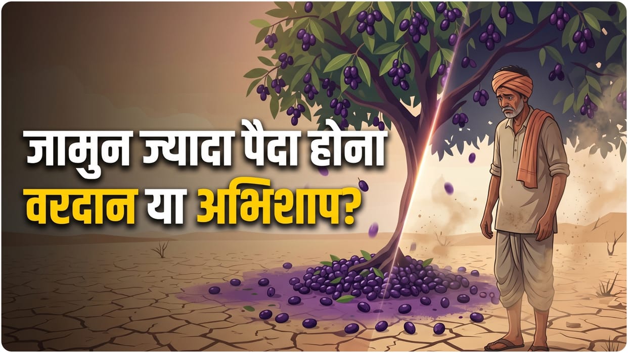 Does a heavy Jamun Black Plum Harvest indicates Drought year myths and facts